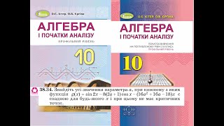 Істер.Алгебра.10 кл. *38.34  . І ЗНОВУ ПАРАМЕТР !!