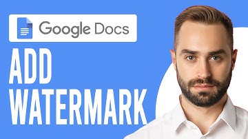 How to Add Watermark in Google Docs (How to Insert an Image Watermark in Google Docs)
