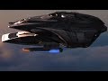 Shuttle battles Scout Ship