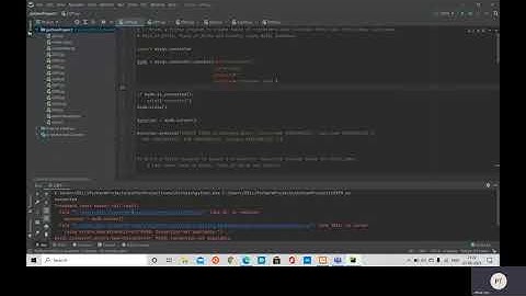 Python Database Connectivity(Using Xampp and PyCharm)Performing database queries using python code.
