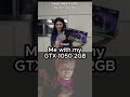 “Me with my GTX 1050 2GB” #pcgaming #benchmark #rtx5050 #gtx1080ti