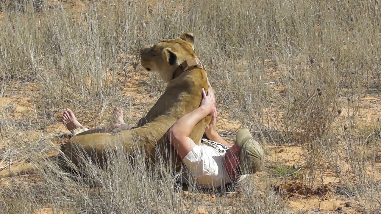 Valentin and Sirga on a walk