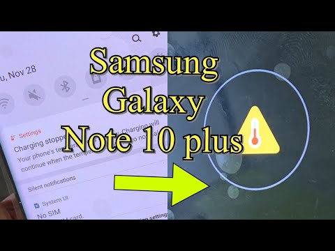 Samsung Galaxy Note 10 - 10 Plus - How To Fix "Charging Paused - Battery Temperature Too Low" Error