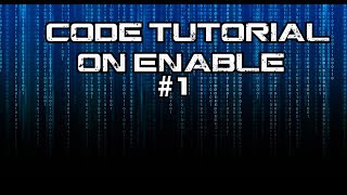 Code Tutorial - Onenable
