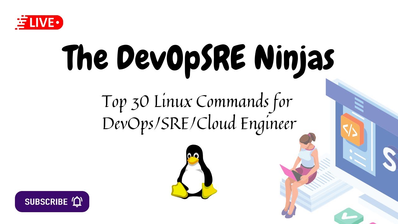 Top 30 commands for DevOps/ SRE / Cloud Engineer - YouTube