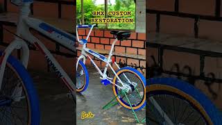 BMX CUSTOM RESTORATION #bmx #sepeda #sepedabmx #oldschool #bmxoldschool #restorasi #restorasisepeda