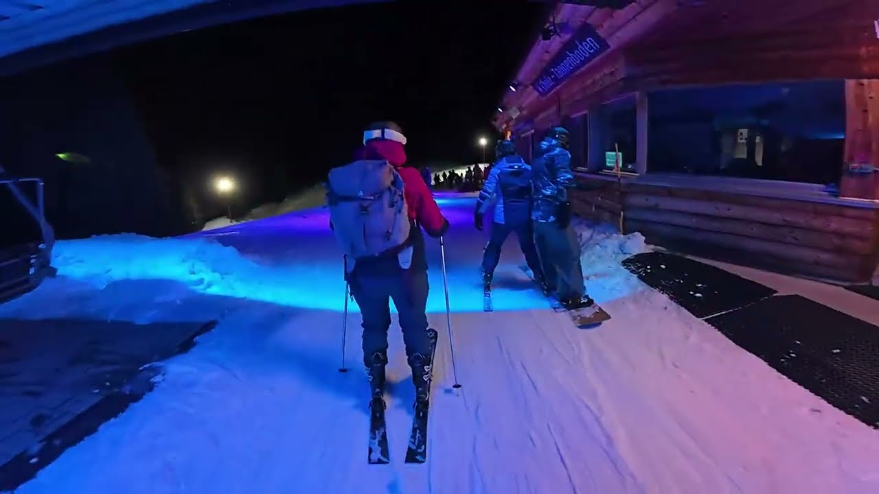 Flumserberg Galaxie - Nachtskifahren in Switzerland