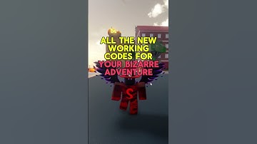 All Codes in Your Bizarre Adventure (Update) Roblox
