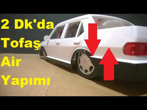 Uzaktan Kumandalı Tofaş 1/16 Full Modifiye - Tofaş Air Süspansiyon Yapımı