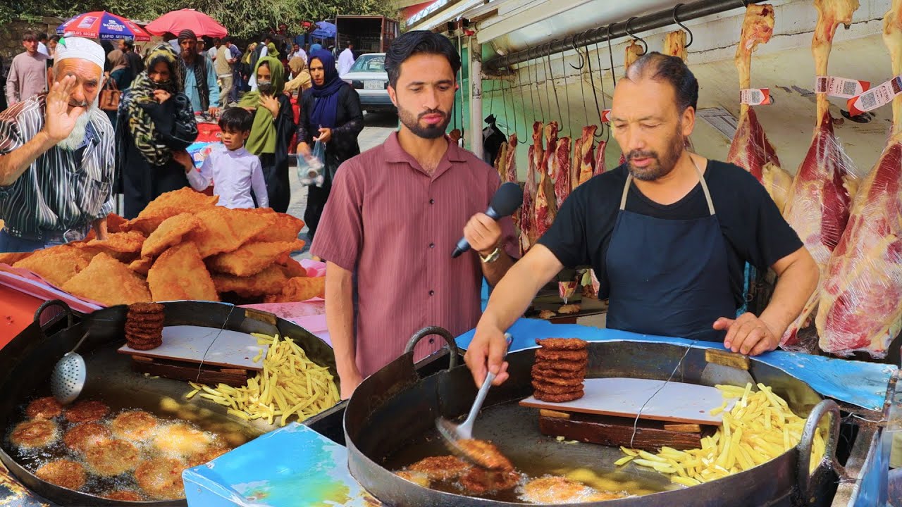 Afghani Chapli kebab, گزارش توحید، چپلی کباب، بولانی،باغبان کوچه