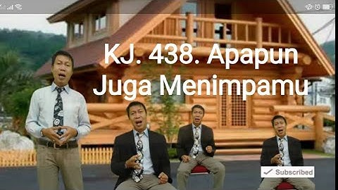 KJ 438. Apapun Juga Menimpamu. syair: God Will Take Care of You