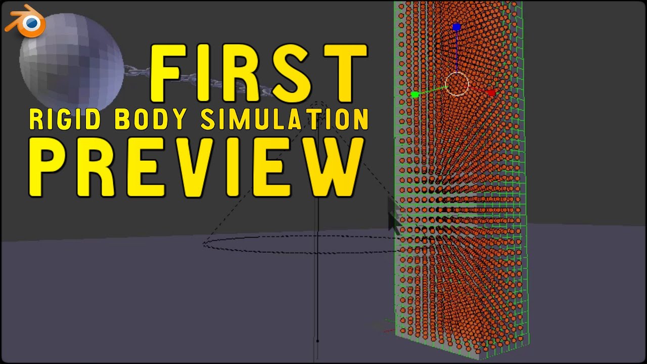 First Rigid Body Physics Simulation Blender 2.76 - YouTube