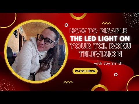 Como desligar a luz LED em seu TCL ROKU TV