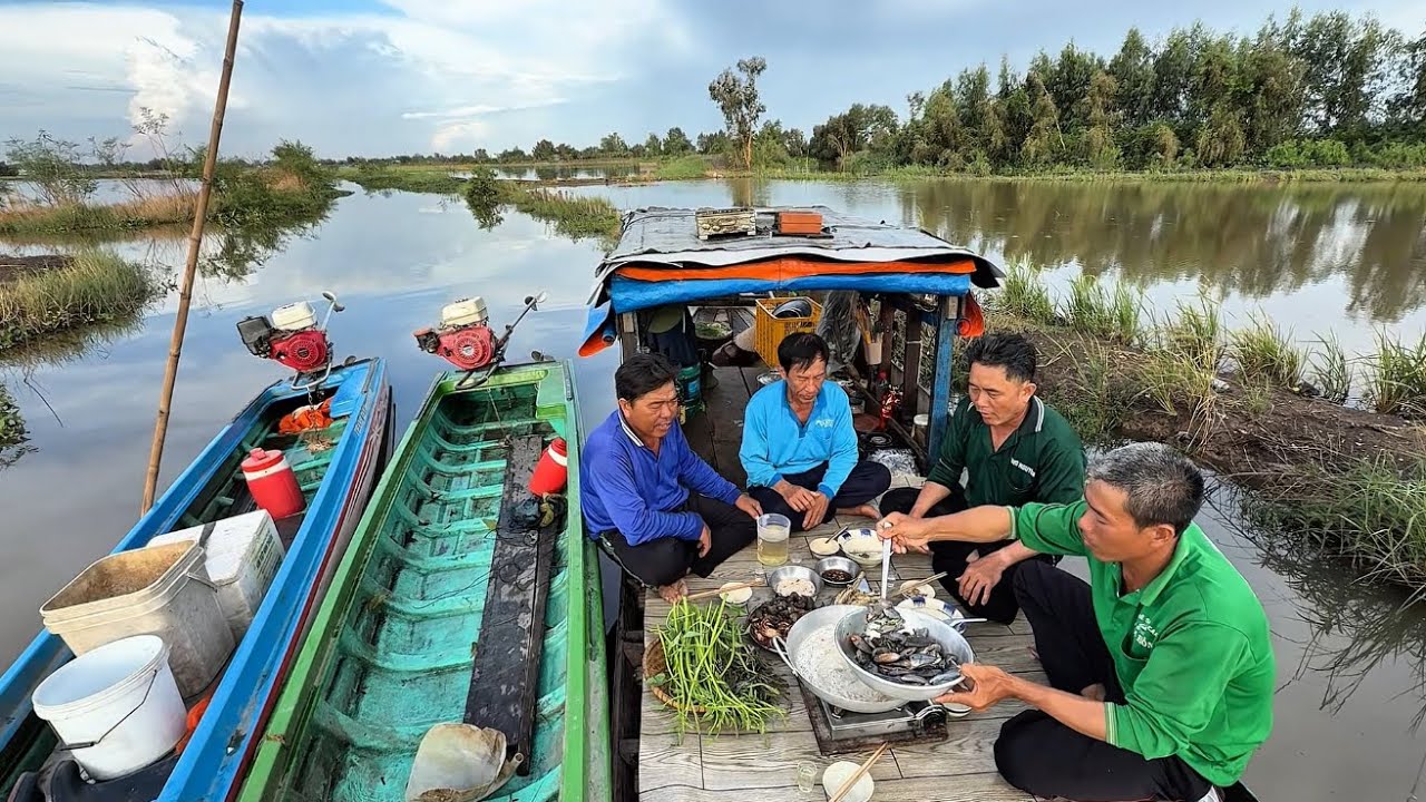 Tập 13. Chính Thức Nước Lũ Tràn Đồng Mộc Hóa Long An Lai Rai Ngày Mưa Gió | mưu sinh miền quê 