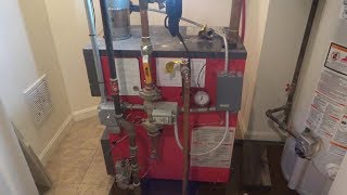 gas boiler no heat second floor - YouTube