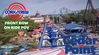 Corkscrew Front Row On Ride POV - Cedar Point