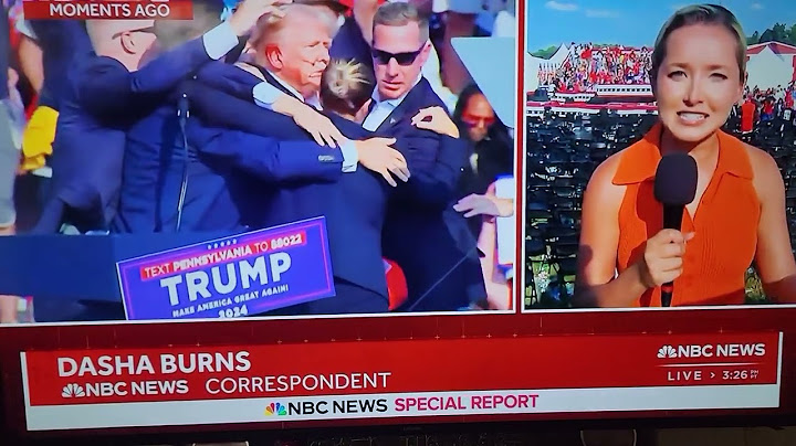 BREAKING NEWS! Shots fired at Former President Trump rally!