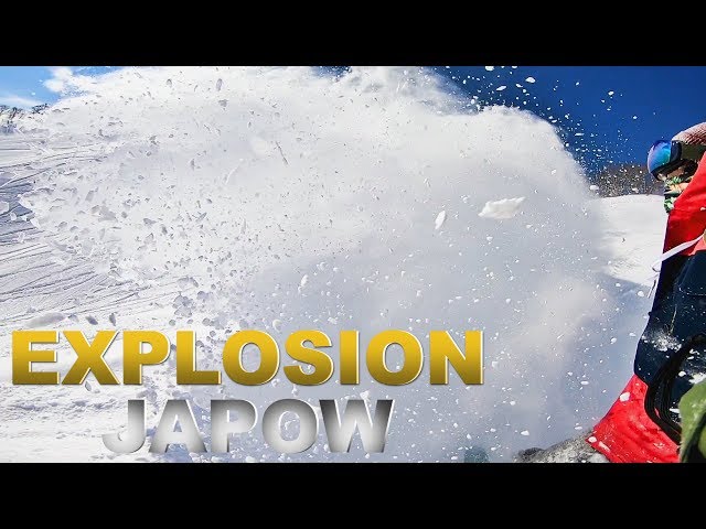 爆発パウダーな場所でスノーボード explosion JAPOW LOTTE ARAI RESORT