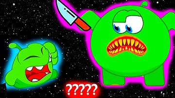 Giant Om Nom Vs Kitten "Muscular!" "Growing" Sound Variations in 31 Seconds