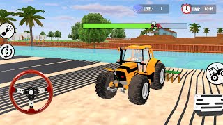 インドのトラクター農場ゲーム - Android版ゲームプレイ（マラヤーラム語） screenshot 3