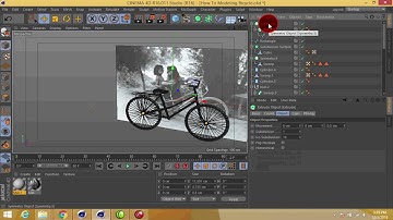 Cinema 4D R18 |  How To Modeling Bicycle -Part- 06