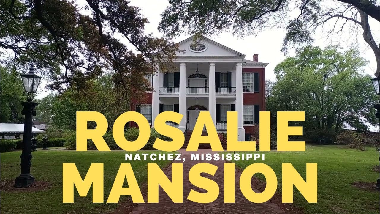 Outside the Rosalie Antebellum Mansion House in Natchez, MS General