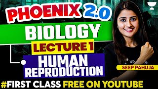 Phoenix 2.0: First Class Free! Day 1 - Human Reproduction (Part 1) | Seep Pahuja｜Unacademy NEET