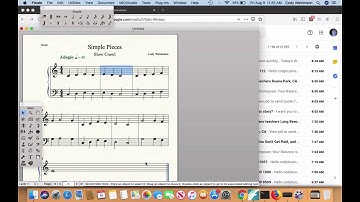 Staff Editing and Alpha Notes 1 in Finale V26