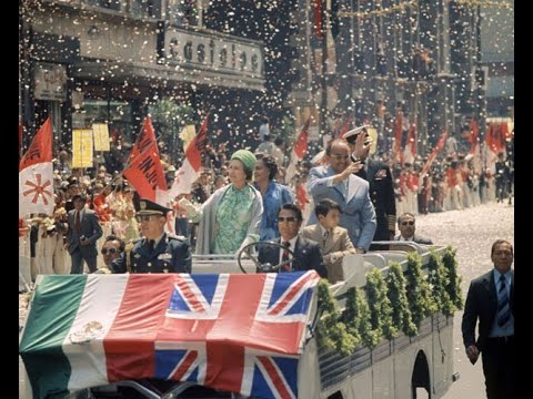 Reina Isabel II Visita México 1975