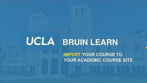 Import your Course to your Academic Course Site (updated)