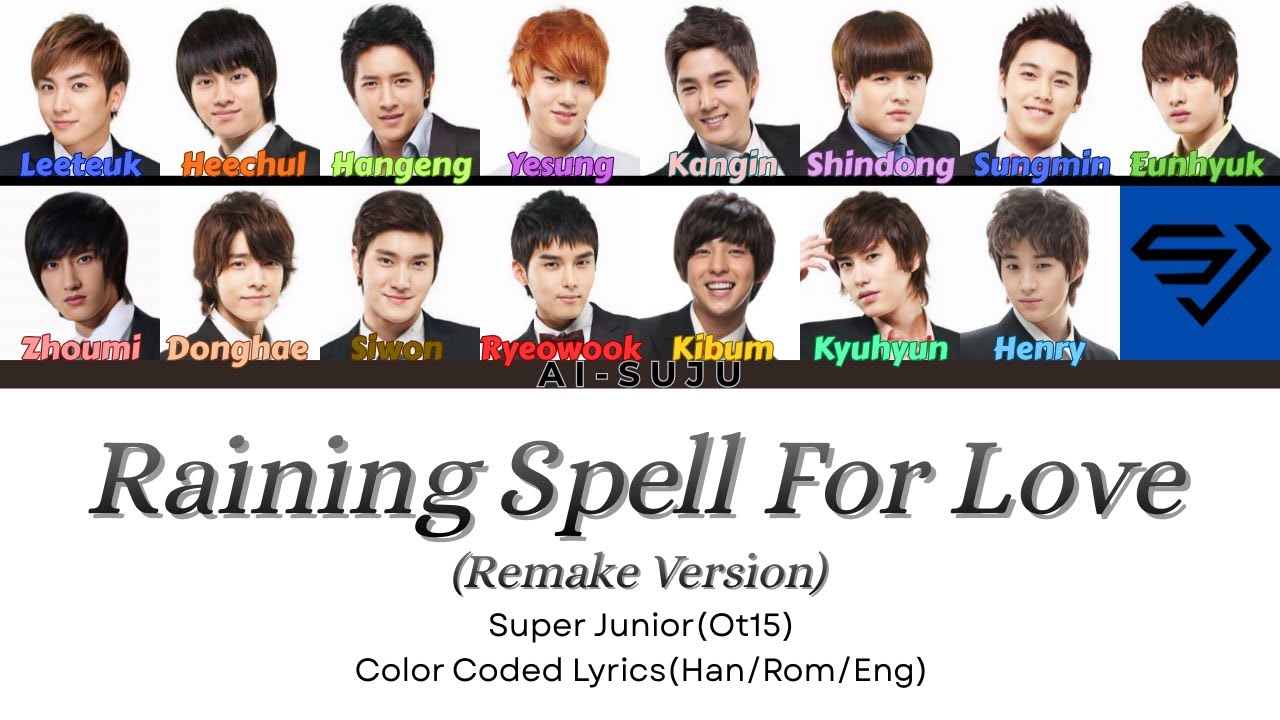 SUPER JUNIOR - Raining Spell For Love (OT15) [AI COVER]