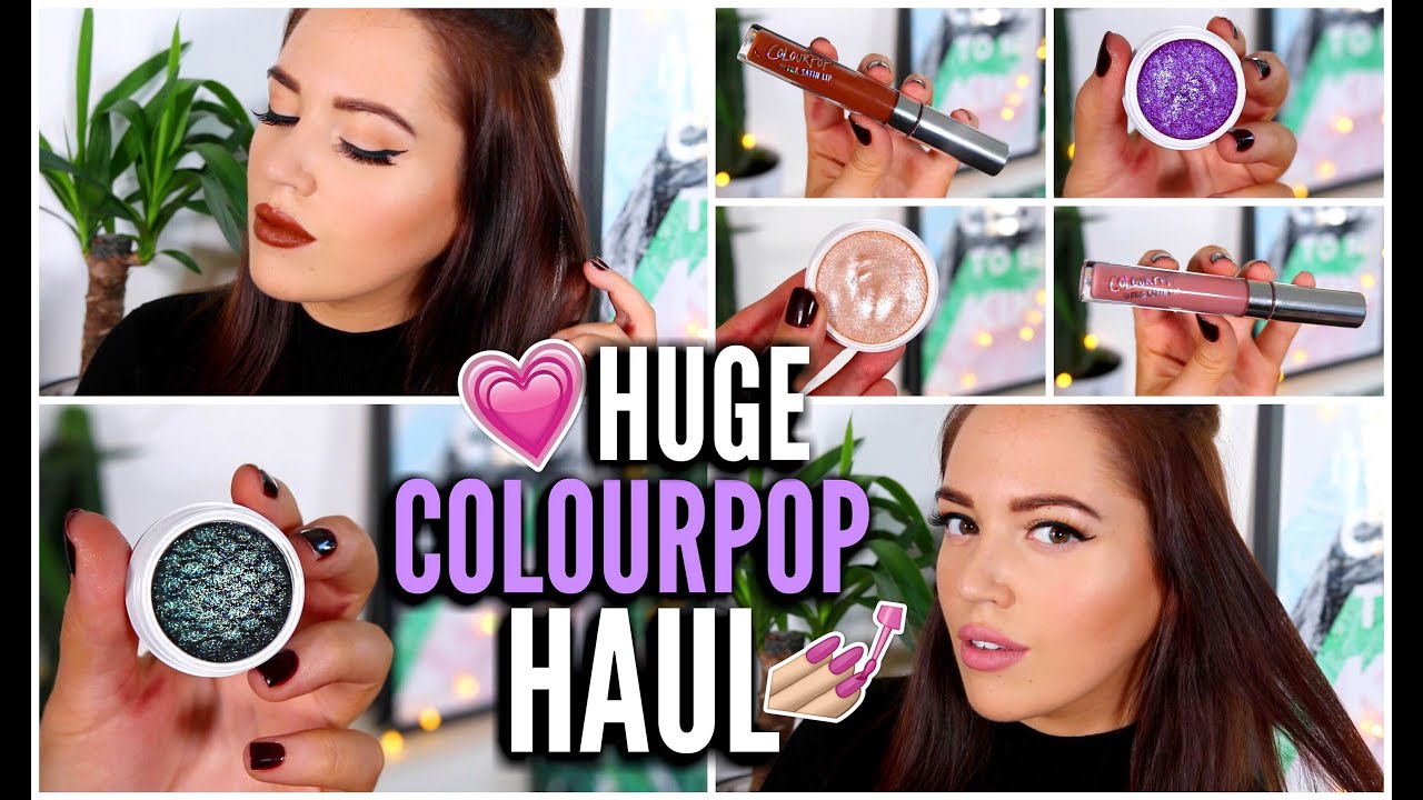 HUGE Colourpop Haul + Lip Swatches!