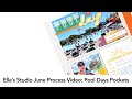Elle's Studio June 2022 Process Video: Pool Days Pocket Page