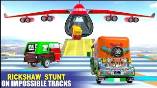 Tuk Tuk Rickshaw Impossible Tracks 3D || StuntRamp Driving Simulator || Lavel 5 sy 10 screenshot 4
