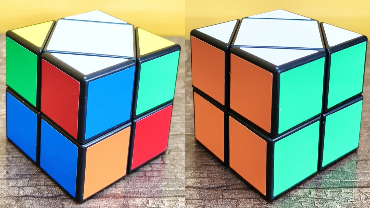 DOMINO SKEWB. VERY  EASY ANYBODY CAN SOLVE. NO ALGORITHMS, PLS LIKE SHARE SUBSCRIBE #dominos #skewb