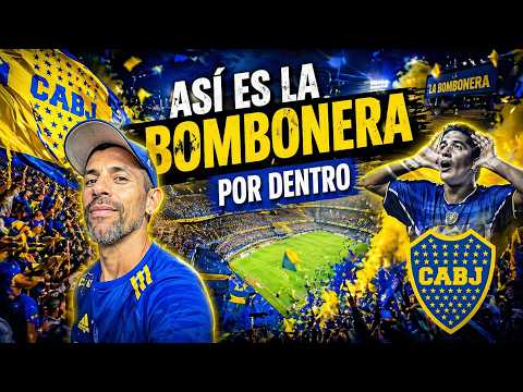 Fui a un partido de BOCA JUNIOR 💙💛💙 y conocí la BOMBONERA ⚽ 🇦🇷