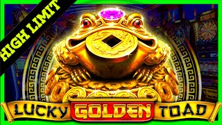 Upto $75.00/SPIN On High Limit Lucky Golden Toad Slot Machine!