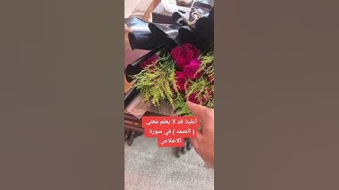 أغلبنا قد لا يعلم معنى ( الصمد ) في سورة الاخلاص،😱