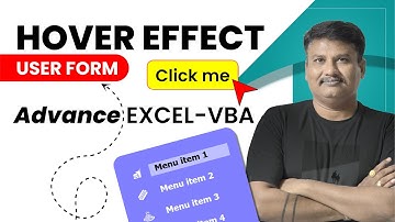 Excel VBA: Create Stunning Hover Effects in User Forms