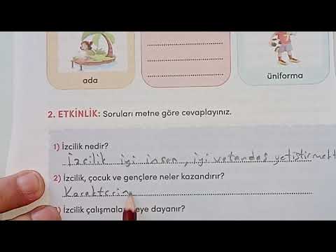 3. sınıf Türkçe İzcilik sayfa 249-254