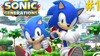 Sonic Generations PS3 Gameplay #1 [Two Sonics, One Goal]