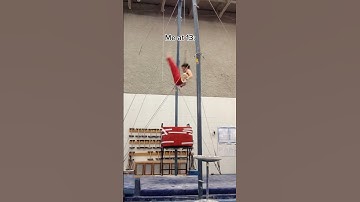 Who went pro: me or my gf? 🤔 #gymnast #ncaa #calisthenics #fail #gymnastics #olympics #girlfriend