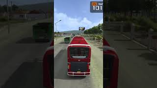 Driving a Bus Through Floods in BUSSID?! 🌊🚌 #bussimulatorindonesia #automobile #bus #potholed