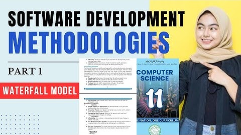 Methodologies in software development|Waterfall Model| class 11|