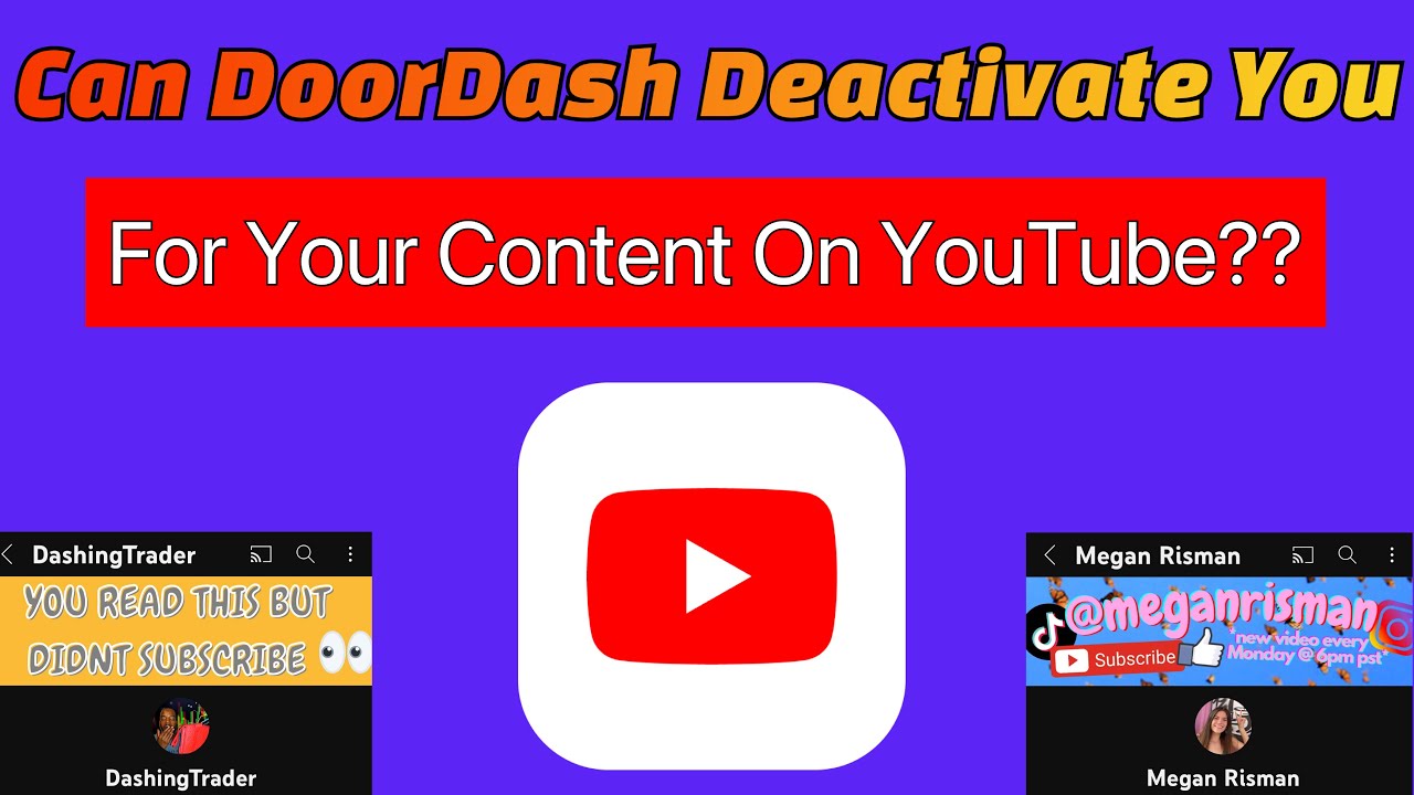 Can DoorDash Deactivate You Based On YouTube Content??? - YouTube