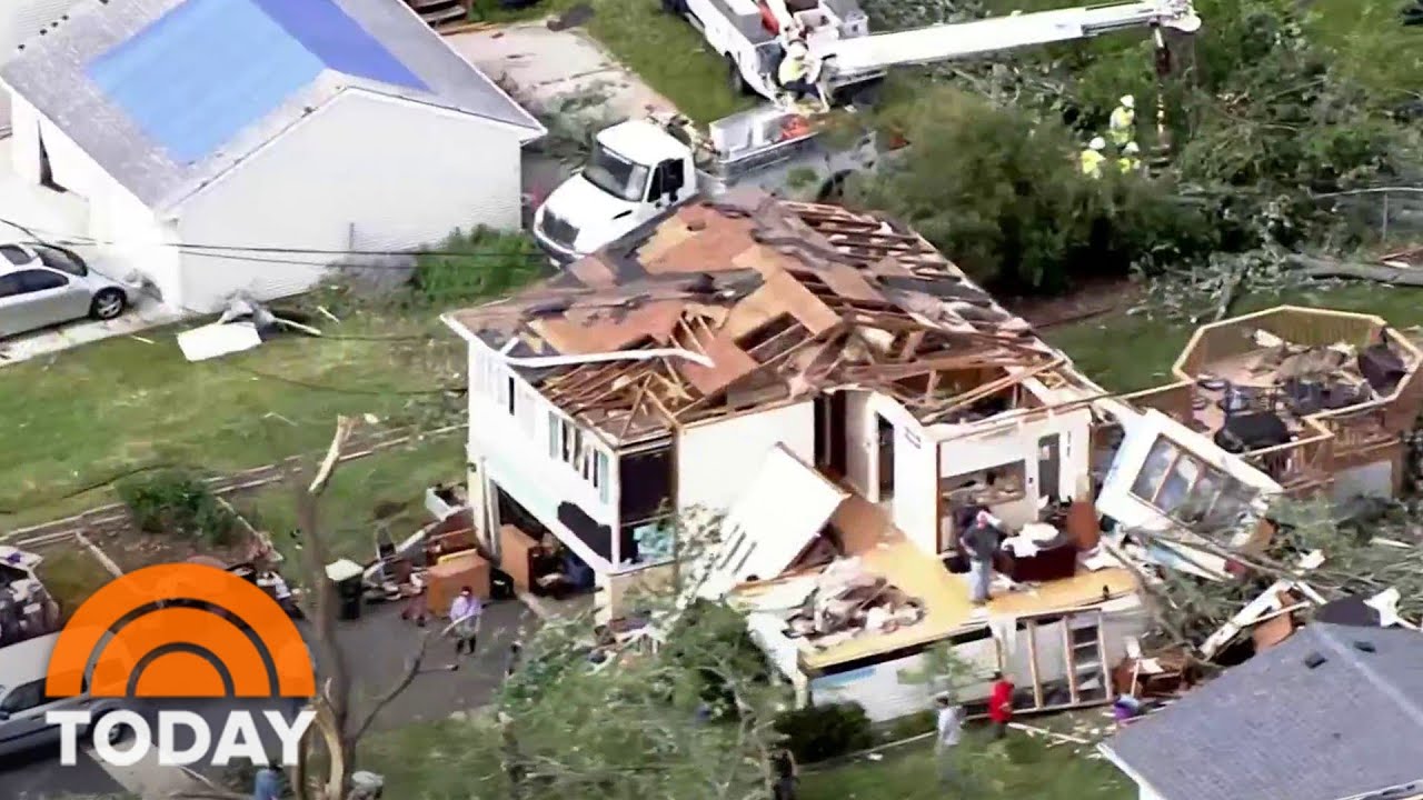 Powerful Storms Leave Path Of Destruction Across US - YouTube