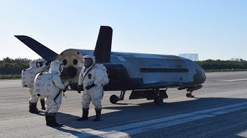 US Air Force prepares a mysterious X-37B space plane for launch in September.