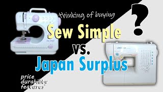Buying Tips: Sew Simple sewing machine, Japan surplus, brand new, alin ang mas praktikal bilhin? Buying Tips: Sew Simple sewing machine, Japan surplus, brand new, alin ang mas praktikal bilhin?
