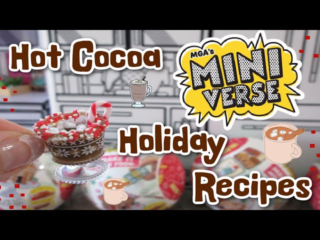 Making hot chocolate!! The new holiday miniverse!! ☕️@Miniverse #m, mini verse