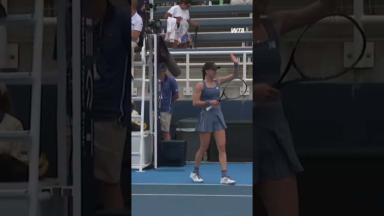 Sorana Cirstea just keeps winning 🤩 #WTA #CincyTennis #SoranaCirstea #shorts